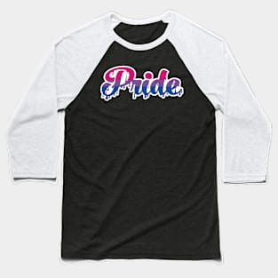 Bisexual Pride Drip Baseball T-Shirt